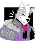  anthro canine clothing digital_media_(artwork) khoryall male mammal nintendo smashbros smile star_fox video_games wolf wolf_o&#039;donnell 