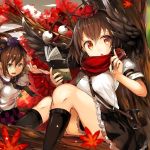  himekaidou_hatate shameimaru_aya touhou umagenzin wings 