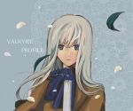  bad_id bad_pixiv_id blue_eyes candle dress long_hair platina silver_hair simple_background solo valkyrie_profile 