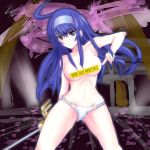 caution_tape censored hi_ckey keep_out orie_(under_night_in-birth) panties rapier sword tagme under_night_in-birth underwear weapon white_panties 