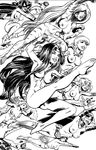  avengers batwoman crossover dc fire jade janet_van_dyne koriand&#039;r marvel starfire supergirl tagme tigra wasp will_meugniot wonder_woman 
