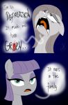 2018 black_background comic duo earth_pony emositecc english_text equine female feral friendship_is_magic hair horse looking_at_viewer mammal maud_pie_(mlp) my_little_pony pinkamena_(mlp) pinkie_pie_(mlp) pony simple_background speech_bubble text 