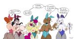  &lt;3 2018 anthro anthrofied assisted_exposure bear berenstain_bears big_breasts black_hair bouncing_breasts bow_tie breasts brown_fur brown_hair bunny_costume butt caprine cattleya clothed clothing costume crossover cutie_mark dialogue disney ear_piercing english_text equine exposed_breasts eyewear fake_ears fake_rabbit_ears fake_tail female fishnet fishnet_legwear friendship_is_magic fur glasses goat goof_troop group hair human legwear long_hair mama_bear mammal mrs_shy_(mlp) my_little_pony nipples one_eye_closed open_mouth peg_pete pegasus piercing ponytail purple_hair queen&#039;s_blade rear_view savageshark shirt_collar shirt_cuffs short_hair simple_background stockings surprise text topless toriel undertale video_games white_background wings wink 