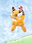  ambiguous_gender ampharos feral nintendo pasaran pok&eacute;mon pok&eacute;mon_(species) solo traditional_media_(artwork) video_games 