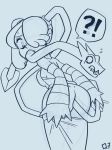  all_the_way_through head_in_ass head_insertion leviathan living_butt_plug living_sex_toy q7 skullgirls squigly 