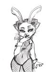  2017 anthro bunny_costume costume female hi_res lagomorph mammal rabbit saucererzz simple_background solo standing white_background 