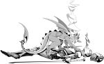  2018 alpha_channel dragon greyscales human mammal membranous_wings phation simple_background transparent_background wings 