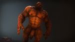  3d_(artwork) abs anthro balls big_balls big_penis circumcised darkviperbara digital_media_(artwork) facial_piercing fangs huge_penis humanoid invalid_background male muscular muscular_male nipples no_pubes nose_piercing nose_ring not_furry nude orc penis piercing pointy_ears precum red_skin standing stubble tattoo thick_penis tusks walking yellow_eyes 