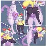  2018 anal anthro anus balls big_butt blush boiful braixen breasts butt canine cum cum_inside digital_media_(artwork) duo erection female fur inner_ear_fluff kissing larger_male legendary_pok&eacute;mon looking_back male male/female male_penetrating mammal mewtwo nintendo nipples nude open_mouth orgasm penetration penis pok&eacute;mon pok&eacute;mon_(species) purple_eyes pussy sex simple_background size_difference smaller_female tongue vaginal vaginal_penetration video_games 