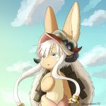  1other furry kawasemi27 long_hair made_in_abyss nanachi_(made_in_abyss) rabbit white_hair 