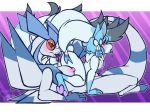  69_position anthro anthrofied blue_ears blue_fur blue_hair blue_wings blush bow breasts cunnilingus duo eeveelution eyelashes female female/female flygon fur glaceon grey_fur hair hybrid licking multicolored_tail ninetales nintendo nipples oral pawpads pink_nipples pok&eacute;mon pok&eacute;mon_(species) purple_nipples pussy pussy_juice red_eyes saliva saliva_string sex size_difference sylveon tongue tongue_out two_tone_wings vaginal video_games whimsydreams wings 