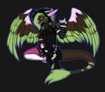  angel_dragon anthro biped clothed clothing eyewear fully_clothed fur glasses hair looking_at_viewer male solo twixxel_minty unknown_artist wings 