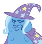  2017 alpha_channel amarthgul clothed clothing friendship_is_magic hair hat humanoid_face male mammal meme my_little_pony simple_background solo transparent_background trixie_(mlp) wizard_hat 