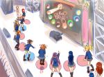  6+girls =3 a-rise ayase_eli black_hair black_legwear blazer blonde_hair blue_hair brown_hair commentary_request crowd flying_sweatdrops grey_hair hair_ornament hair_scrunchie hoshizora_rin jacket jumping kira_tsubasa kneehighs koizumi_hanayo kousaka_honoka long_hair long_sleeves love_live! love_live!_school_idol_festival love_live!_school_idol_project minami_kotori miniskirt multiple_girls musical_note nishikino_maki one_side_up orange_hair otonokizaka_school_uniform outstretched_arms pantyhose pink_scrunchie playing_games pointing ponytail red_hair scaffolding school_uniform screen scrunchie shoes short_hair skirt sonoda_umi speaker spread_arms stage standing standing_on_one_leg stepping toudou_erena toujou_nozomi twintails urutsu_sahari utx_school_uniform white_legwear yazawa_nico yuuki_anju 