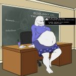  belly big_belly caprine female goat just-another-vore-artist mammal monster post_vore toriel undertale video_games vore 