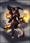  anthro base_used bat broom cat clothing cloud dress feline female flying food fruit full_moon glowing glowing_eyes halloween happy hat holidays looking_at_viewer lynx magic magic_user mammal moon night orphen-sirius outside pumpkin ryleemynx sky solo star witch witch_hat 