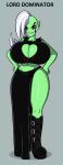  alien big_breasts boots breasts cleavage_cutout clothing evil_grin footwear freckles garabatoz green_skin invalid_tag lord_dominator not_furry pointy_ears sharp_teeth smile teeth villainous wander_over_yonder 