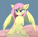  2018 bestiality blush cum cum_in_pussy cum_inside cutie_mark duo equine erection faceless_male female feral fluttershy_(mlp) friendship_is_magic hair human human_on_feral interspecies looking_pleasured male mammal my_little_pony pegasus penetration penis posionjoke pussy vaginal vaginal_penetration wings 