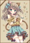  animal_ears kouta. nekomimi tagme tail thighhighs 