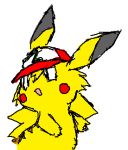  ambiguous_gender ashchu hat nintendo pasaran pikachu pok&eacute;mon pok&eacute;mon_(species) simple_background video_games white_background 