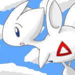  ambiguous_gender blue_eyes nintendo open_mouth pasaran pok&eacute;mon pok&eacute;mon_(species) solo togetic video_games 