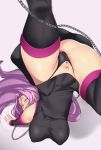  anal anal_object_insertion ass aster_crowley black_dress black_footwear black_panties blush boots bouncing_breasts breasts censored chain covered_nipples detached_sleeves dress facial_mark fate/stay_night fate_(series) forehead_mark handstand heart heart_censor large_breasts long_hair looking_at_viewer looking_back object_insertion panties pubic_tattoo purple_hair pussy rider short_dress silver_eyes solo sparkle strapless strapless_dress string_panties tattoo thigh_boots thighhighs thighs top-down_bottom-up underwear very_long_hair 