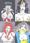  dc marvel red_sonja shadowcat vampirella wonder_woman x-men 