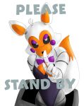  2018 animatronic canine digital_media_(artwork) five_nights_at_freddy&#039;s five_nights_at_freddy&#039;s_world fox fur llya lolbit_(fnaf) machine mammal orange_fur robot video_games 