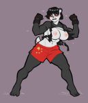  bear breasts china female mammal muscular muscular_female panda solo spearfrost xiaoling_(menrot_pothos) 
