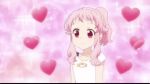  2girls anima_yell! animated animated_gif blonde_hair multiple_girls pink_eyes pink_hair subtitled yellow_eyes 