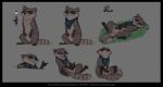  balls cum cumshot ejaculation erection feral letodoesart lying male mammal masturbation model_sheet on_back orgasm penis procyonid raccoon rico_the_raccoon simple_background solo tapering_penis 