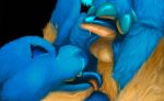  2017 anal anal_masturbation anus autorimming balls blue_eyes blue_fur caedere chibisuke close-up cum cum_on_face detailed digital_media_(artwork) dragon dragon_drive erection fluffy fur furred_dragon male masturbation nude open_mouth oral penis precum rimming sex simple_background solo tapering_penis thinking_with_portals tongue tongue_out yellow_fur 