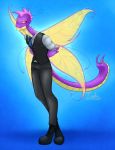  arthropod buzz_(neopets) dragon fairy insect insect_wings male neopets solo standing the13thblackcat wings 