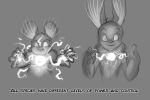  2018 ambiguous_gender anthro electricity fluffy glowing mammal niarl simple_background sketch smile soulcentinel tiban wape 