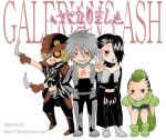  1girl 3boys ash_(galerians) galerians galerians:_ash multiple_boys nitro_(galerians) parano_(galerians) spider_(galerians) 