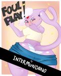  anthro anthrofied big_butt blush butt comic cover cover_page eeveelution espeon female intermundano nintendo pok&eacute;mon pok&eacute;mon_(species) solo video_games yuno 