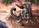  2018 5_fingers anthro day detailed_background digital_media_(artwork) duo eyes_closed feline female flashw leopard male male/female mammal open_mouth outside penetration pussy sex sky vaginal vaginal_penetration 
