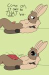  arthropod big_penis comic ezra_(otterjunk) insect male male/male moth otterjunk penis size_difference sweat sweatdrop text tuft 