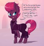  2018 broken_horn clothed clothing dsp2003 english_text equine female feral fizzlepop_berrytwist_(mlp) hair horn looking_at_viewer mammal my_little_pony my_little_pony_the_movie solo tempest_shadow_(mlp) text unicorn 