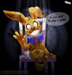  2018 amanddica animatronic anthro bow_tie digital_media_(artwork) five_nights_at_freddy&#039;s five_nights_at_freddy&#039;s_4 hi_res lagomorph machine mammal plushie plushtrap_(fnaf) rabbit robot video_games 