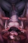  2018 anal anal_penetration anthro balls cum cum_on_tongue digital_media_(artwork) erection foreskin group group_sex handjob humanoid_penis male male/male mammal miloff mouse nipples nude oliver open_mouth oral penetration penis rodent sex smile teeth tongue tongue_out uncut 