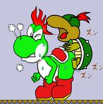  baby_bowser koopa nintendo super_mario_bros. yoshi 