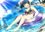  bikini feet love_live!_sunshine!! swimsuits tsushima_yoshiko vorupi 