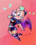  2018 4_fingers anthro bat_wings chipmunk clarice_(disney) clothed clothing costume disney female fur halloween holidays kurokuma824 mammal membranous_wings open_mouth open_smile red_nose rodent smile solo tan_fur wings 