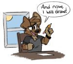  canid canine canis comic dialogue domestic_dog english_text mammal matt_riskely pencil_(disambiguation) text tinydeerguy 
