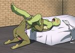  anthro butt donatello_(tmnt) duo erection hamakei lying male male/male nude on_back open_mouth oral reptile rockgaara scalie sex teenage_mutant_ninja_turtles 
