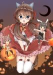 animal_ears bunny_ears bunny_girl halloween heels little_red_riding_hood_(character) megane pantyhose sekira_ame thighhighs 