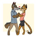  anthro anthrofurry blue_eyes couple_(disambiguation) digital_media_(artwork) duo ear_piercing female furrygirl julia julia_(delkon) love monteredo piercing romantic_couple servius servius(delkon) the_feast_of_nero 