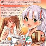  :d ^_^ ^o^ bread brown_hair closed_eyes coffee coffee_mug colored_pencil_(medium) commentary_request cup dated dress fang food green_eyes holding holding_cup holding_food kantai_collection kirisawa_juuzou libeccio_(kantai_collection) long_hair maestrale_(kantai_collection) mug multiple_girls numbered open_mouth sailor_collar sailor_dress sleeveless sleeveless_dress smile traditional_media translation_request twintails twitter_username white_dress white_hair white_sailor_collar 