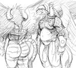  animal_genitalia animal_penis armguards armor avian big_(disambiguation) butt chest_plate equine_penis feathered_wings feathers gryphon helmet hippogryph hladilnik penis presenting presenting_hindquarters slightly_chubby surprise warhammer_fantasy wings 